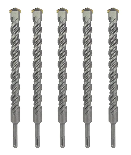 Vista 6 de Broca de martillo SDS Plus 5 piezas 1/2 pulgadas x 6 pulgadas para hormigón de mampostería
