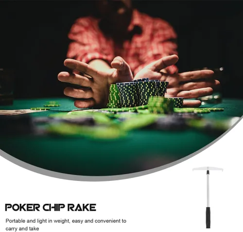 Vista 7 de ibasenice Rake telescópico de la viruta del póker que recoge la barra 27 pulgadas Metal plástico poker Chip colector para juegos y uso doméstico
