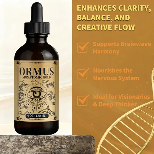 Vista 3 de ORMUS Gold Oil PINEAL Glándula – Oro líquido orgánico, mejora la salud celular, aumento de energía y fuerza vital, limpia tu glándula pineal 4