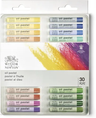 Vista 4 de Winsor & Newton Pasteles al óleo profesionales, juego de 15