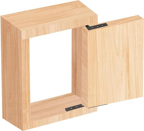 Vista 5 de Antrader Bisagra giratoria de 360 grados para ventana o puerta, paquete de 4, color negro
