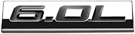 Vista 36 de 1.5L Negro/Cromo Aleación de Aluminio Auto Maletero Puerta Guardabarros Parachoques Insignia Calcomanía Emblema Cinta Adhesiva Pegatina