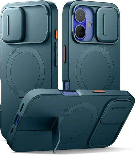 Vista 59 de SURITCH Funda para iPhone Air con cubierta de control de cámara, funda deslizante para cámara y soporte ajustable, compatible con MagSafe, a prueba