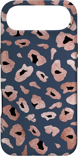 Vista 27 de Rose Leopard Print Blue Cheetah Jaguar Pattern Case for iPhone 17