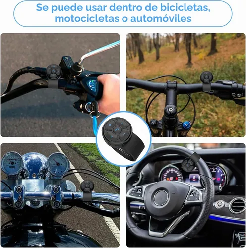 Vista 7 de Mando a distancia para auriculares con casco Bluetooth, controla música, asistentes de voz, llamadas y más, batería de larga duración, impermeable