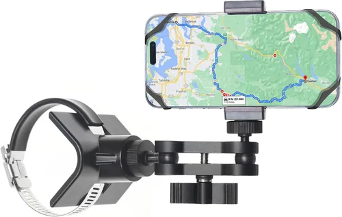 Vista 8 de BarGrip Abrazadera universal de montaje de cámara de barra enrollable para cámaras de acción – Se adapta a barras redondas, cuadradas y de perfil