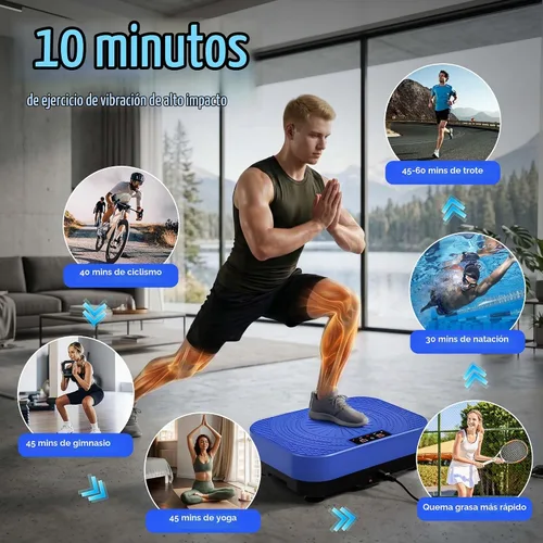 Vista 3 de Homesy Vibration Plate Exercise Machine Shake Plate for Lymphatic Drainage