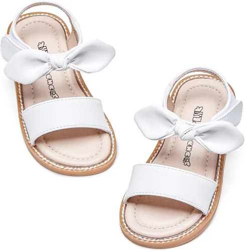 Vista 19 de Kiderence Sandalias de niña de las flores para niñas pequeñas, zapatos de Ck303 Oro
