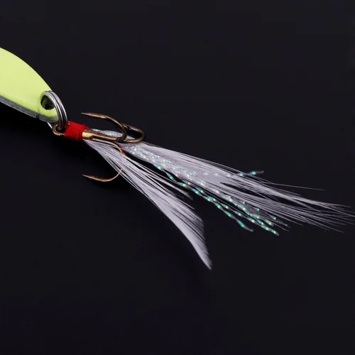 Vista 6 de Metal Jigs & Glow Jigging Spoons - Cebos duros luminosos para señuelos giratorios