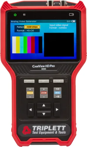 Vista 19 de Triplett 8071 CamView IP Pro+ CCTV Cámara Probador con servidor DHCP incorporado - IP, NTSC/PAL, AHD, TVI