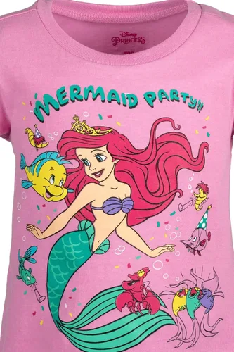 Vista 8 de Disney Minnie Mouse Princess Belle The Little Mermaid Moana Lilo &Stitch Frozen - Camiseta de cumpleaños para niñas pequeñas a niños pequeños