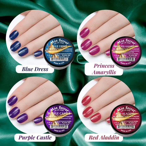 Vista 3 de Mia Secret - Colección de polvo acrílico para uñas, polímero Marry ME, 6 piezas