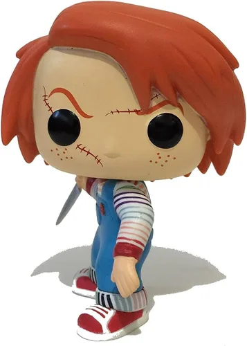 Vista 3 de POP Child's Play 2 - Chucky Funko Pop! Figura de vinilo (paquete con funda protectora compatible con Pop Box), multicolor, 3.75 pulgadas