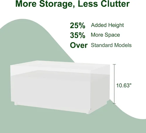Vista 3 de woodtalks Cómoda apilable de 1 cajón, cómoda multiusos para dormitorio, armario de almacenamiento para entrada, mesita de noche, sofá junto a