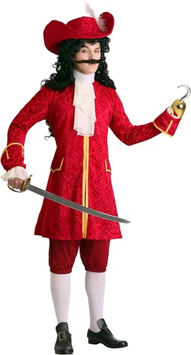 Vista 2 de Disfraz de pirata de soldado talla grande para hombre