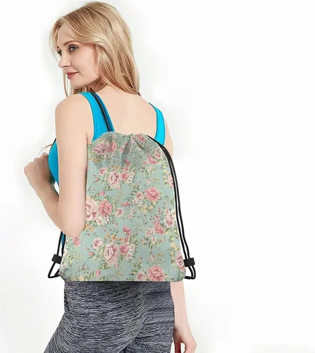 Vista 4 de Beabes No Drama Llama Cordón Bolsas Mochila Bolsa Gimnasio Saco Bolsa con Cordón, Multi-a36, Mochilas de viaje