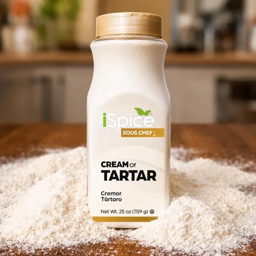 Vista 4 de iSpice Tarro a granel Cream of Tartar en polvo - 25 oz