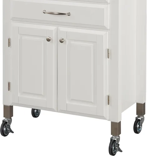 Vista 7 de Carrito para preparar y servir Dolly Madison, Madera Noble, Blanco Blanco hueso