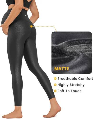 Vista 5 de CRZ YOGA Butterluxe - Leggings de maternidad para mujer de 25 28 pulgadas, pantalones de entrenamiento para yoga, embarazo, sobre el vientre