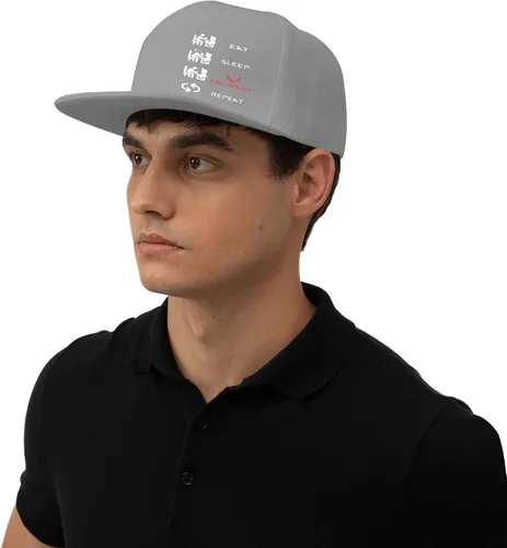 Vista 9 de YGDYFBB Eat Sleep Valorant Repeat - Gorra de béisbol ajustable unisex lavable e informal con visera