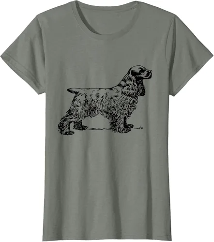 Vista 15 de Cocker Spaniel - Camiseta para perro Cocker Spaniel, gris, S Asfalto