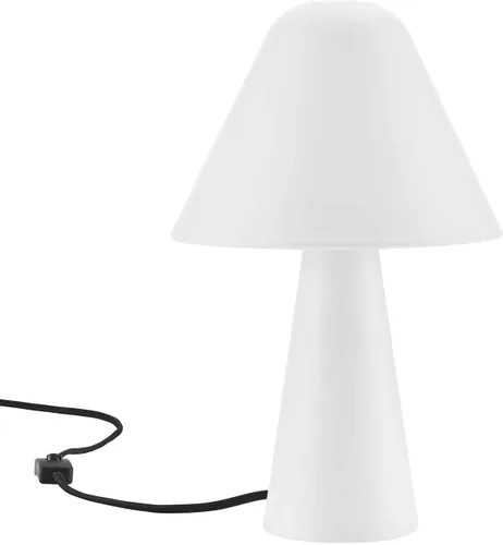 Vista 11 de Modway EEI-6529-BLK Jovial - Lámpara de mesa de metal con forma de hongo, color negro