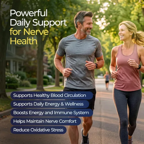 Vista 3 de The Nerve Brand Gomitas de apoyo a la neuropatía, 600 mg R de ácido alfa lipoico con B1 B6 B12 y melena de león, suplemento diario para la salud