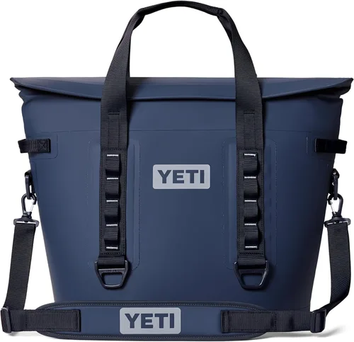 Vista 42 de YETI Enfriadores suaves portátiles Hopper Serie M con acceso MagShield verde azulado (Agave Teal)