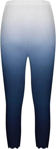Vista 3 de Leggings capri hasta la rodilla para mujer, estilo casual, verano, yoga, entrenamiento, ejercicio, cintura elástica, pantalones de playa recortados