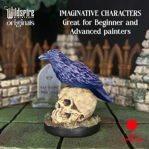 Vista 7 de Wildspire Heroes, NPC Animal Companions & Troll King para miniaturas DND a granel 1.102 in DND Minis Calabozos y Dragones Miniaturas D&D Miniaturas