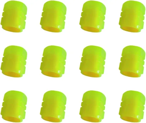 Vista 12 de Tapones de vástago de válvula de neumático para automóvil, 4 piezas de tapas de aire para neumáticos noctilúcuas, tapón de vástago de válvula