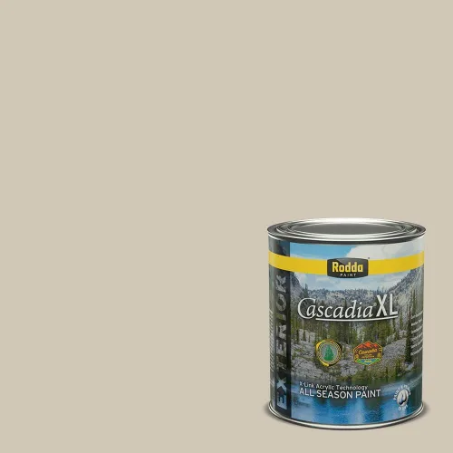 Vista 88 de Rodda Paint CASCADIA XL Pintura e imprimación satinada exterior en uno, cuarto de galón, resistencia industrial