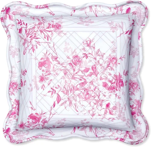 Vista 10 de BrylaneHome Almohada cuadrada Florence - Flor antigua