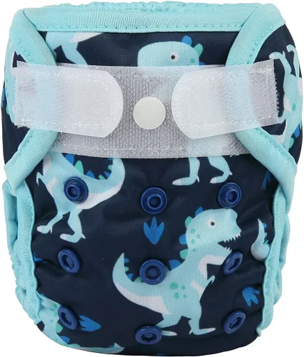 Vista 29 de Funda para pañales para recién nacidos con broche y pestaña de lavado, material PUL, 1 unidad
