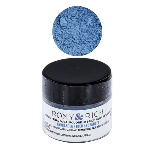 Vista 5 de Roxy & Rich - Polvo híbrido de pétalos en polvo, color alimentario, volumen de 0.3 fl oz, color azul bebé