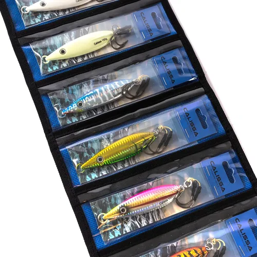 Vista 3 de Calissa Offshore Tackle Plantilla de caída rápida 80g 150g 250g 68kg Ganchos de asistencia 3/0 Mariposa - Plantilla de velocidad vertical de paso