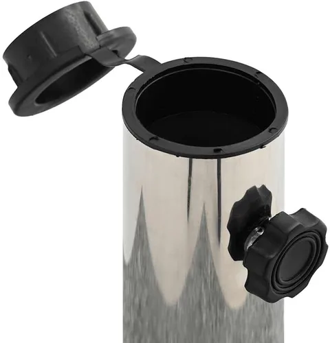 Vista 6 de vidaXL Umbrella Base, Patio Umbrella Stand for Poles of 1.5"/1.9", Parasol Base for Outdoor Garden Deck Porch, Granite 55.1 lb Rectangular Black