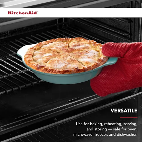 Vista 5 de KitchenAid Plato de pastel de gres vitrificado, 9 pulgadas