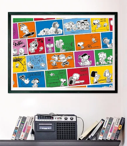 Vista 6 de Clementoni - 39803 - Puzzle Peanuts - Rompecabezas de 1000 piezas, rompecabezas para adultos, rompecabezas de cómic - Hecho en Italia