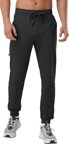 Vista 2 de Pioneer Camp Pantalones deportivos para hombre, ligeros, para entrenamiento, gimnasio, correr, con bolsillos, para atletismo, casual, para atletismo