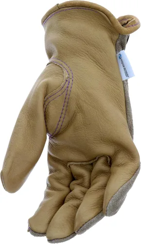 Vista 5 de Miracle-Gro MG86006 Aqua Armor - Guantes de palma de grano de vaca