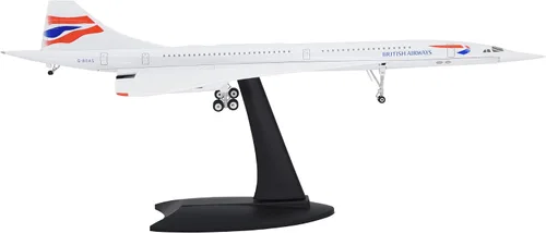 Vista 5 de TANG DYNASTY 1:200 Concorde British Airways Modelo de avión de metal modelo de avión de juguete