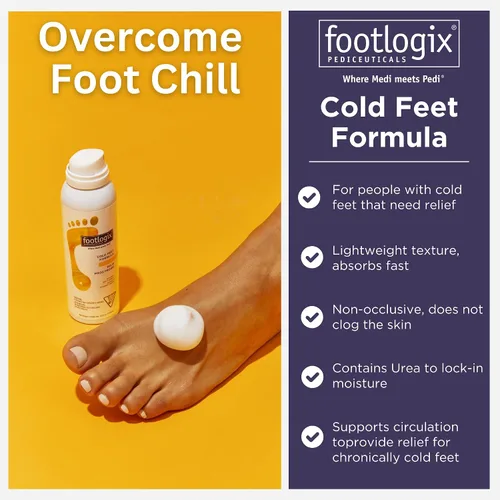 Vista 4 de FOOTLOGIX Fórmula para pies fríos, 4.23 oz