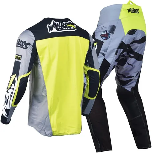 Vista 4 de Conjunto de pantalones de motocross para hombre, motocross, motocross, motocross, ropa de carreras para mujeres y adultos