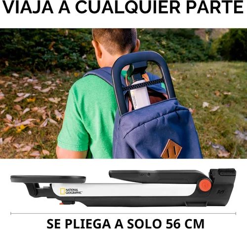 Vista 7 de National Geographic Pro Series Detector de metales - Cazador de tesoros definitivo con puntero, bobina grande impermeable de 10" - ligera y plegable