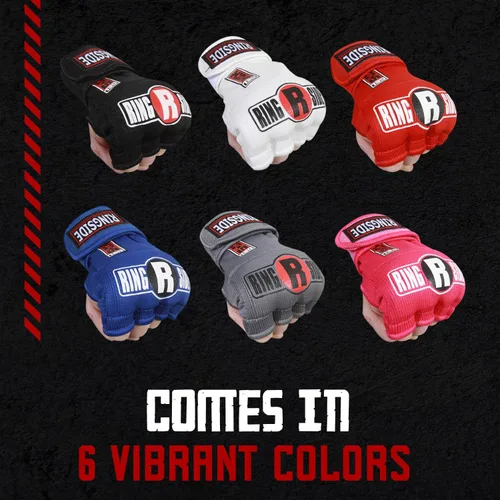 Vista 5 de Ringside guantes de entrenamiento de envoltura rápida para Muay Thai, MMA, Kickboxing
