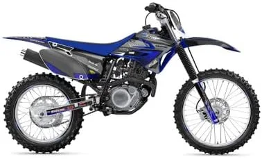Vista 4 de TTR 125 SURGE 2000-2007 Kit de base gráfica Senge negro compatible con Yamaha