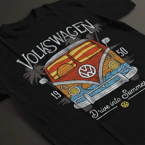 Vista 4 de Volkswagen Camiseta de mujer Drive Into Summer