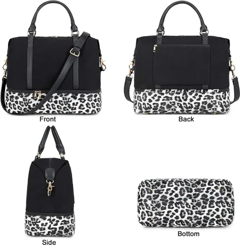 Vista 7 de CAMTOP- Bolso de viaje para mujer de lona para equipaje de mano 6050