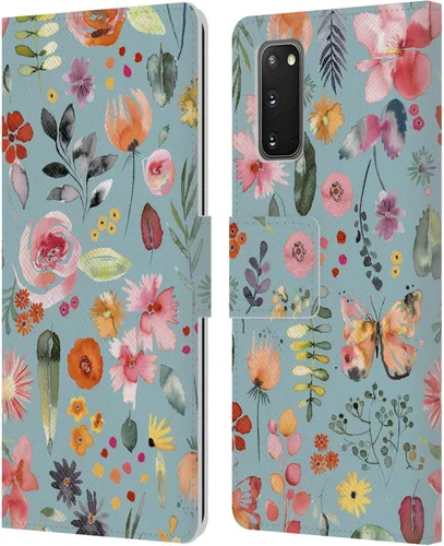 Vista 66 de Head Case Designs Officially Licensed Ninola Butterfly Nature Spring Floral Leather Wallet Case Compatible with Samsung Galaxy A07 4G